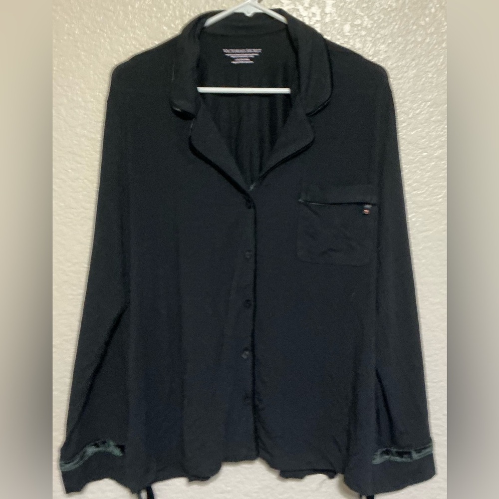 Victoria's Secret Black Long Sleeve Top